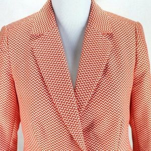 NWT Liz Claiborne chevron-print blazer (PXS)